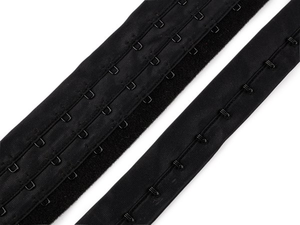 Zapínání na korzety, body v metráži šíře 50 mm trojřadé