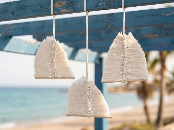 Bavlněná pletací příze macrame Naty Ø3 mm rozčesávací