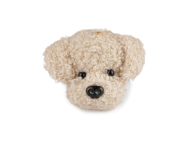 Plyšový pejsek - přívěsek s poutkem
