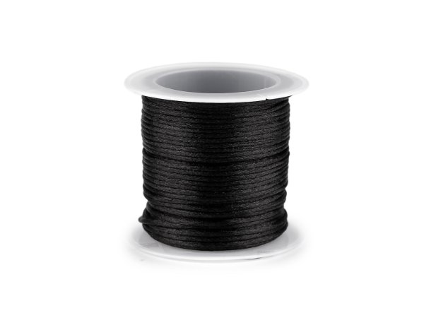 Saténová šňůra Ø1 mm 10 m