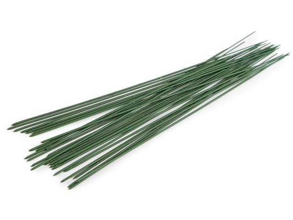 Floristický plastový stonek / drát délka 30 cm