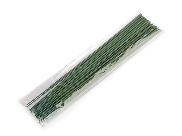 Floristický plastový stonek / drát délka 21 cm