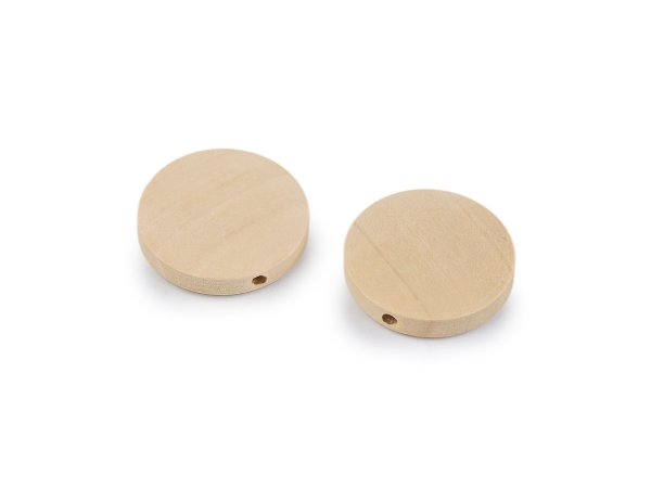 Dřevěné korálky nelakované Ø20 mm