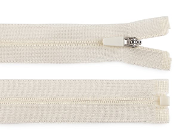 Spirálový zip skrytý dělitelný No 3 délka 55 cm