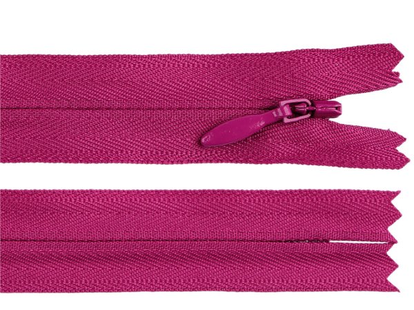 Spirálový zip skrytý YKK No 4 délka 60 cm