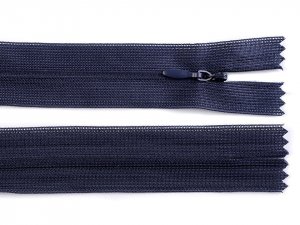 Spirálový zip skrytý No 3 délka 40 cm dederon