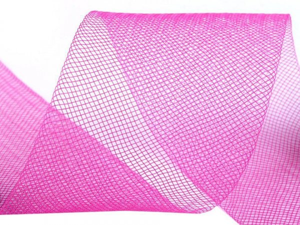 Modistická krinolína na vyztužení šatů a výrobu fascinátorů šíře 45 mm