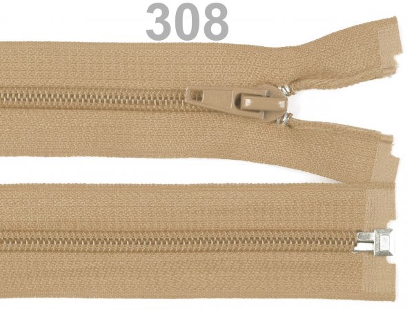 Spirálový zip No 5 délka 60 cm bundový POL