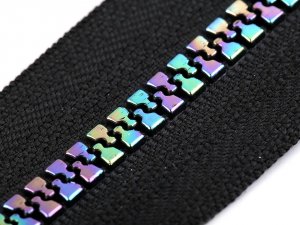 Duhový kostěný zip No 5 délka 60 cm