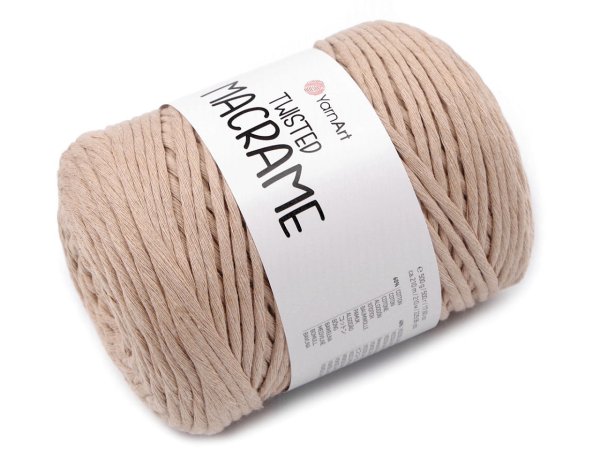 Pletací příze Twisted Macrame 500 g rozčesávací