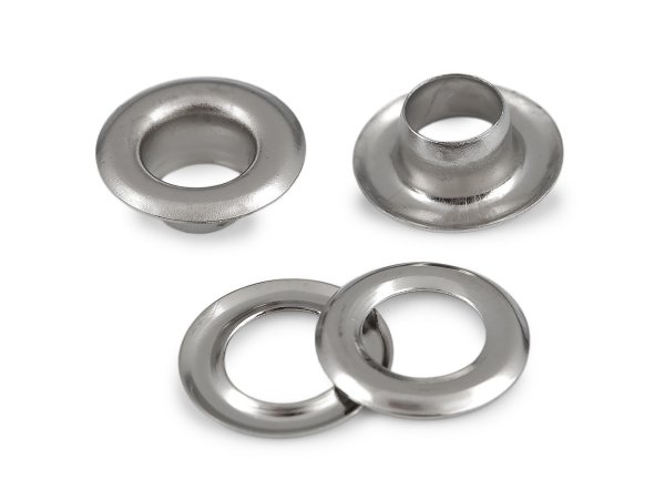 Průchodky s podložkou vnitřní Ø7 mm / vnější Ø13 mm