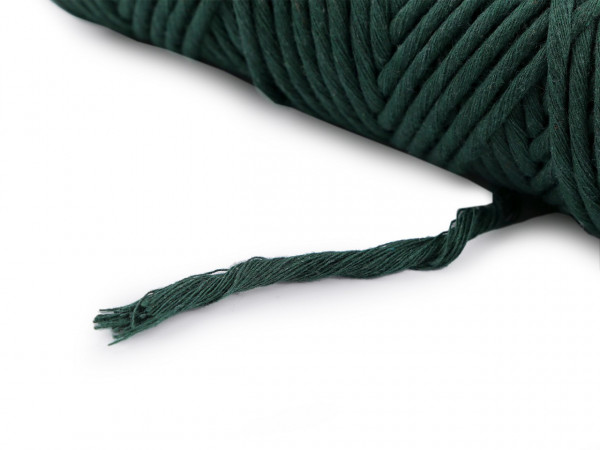 Bavlněná šňůra macrame Ø3 mm rozčesávací