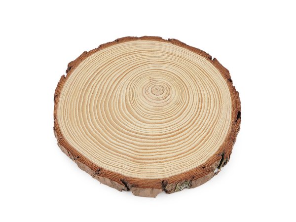 Přírodní dřevěné kolečko / podložka k domalování a dotvoření Ø16 cm