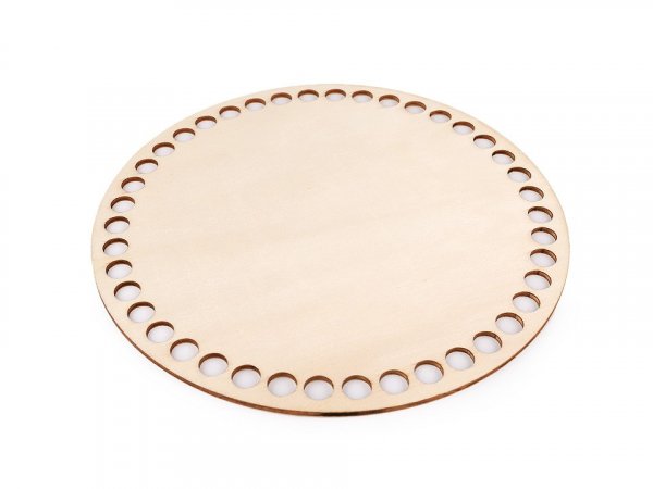Dřevěné dno na háčkování / výrobu košíků Ø20 cm