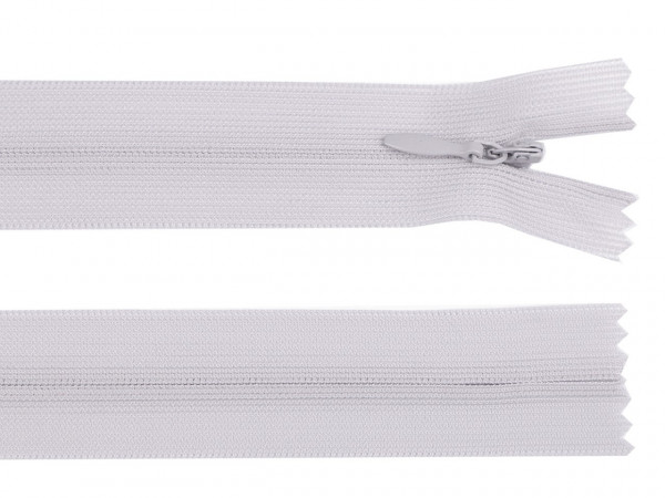 Spirálový zip skrytý No 3 délka 60 cm dederon
