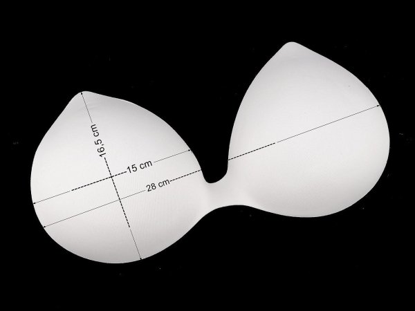 Výztuž košíčky s push-up efektem velikost M