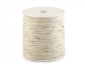 Šňůra bavlněná Ø1,8 mm voskovaná