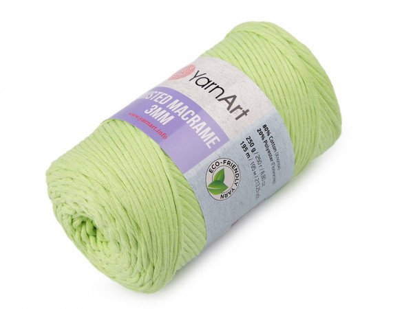 Pletací příze Twisted Macrame 250 g rozčesávací