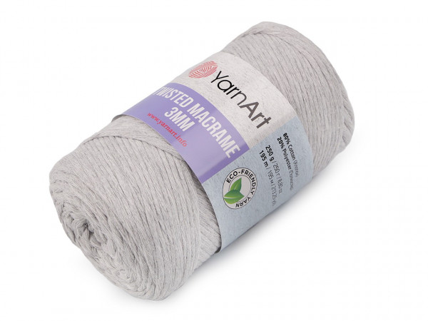 Pletací příze Twisted Macrame 250 g rozčesávací