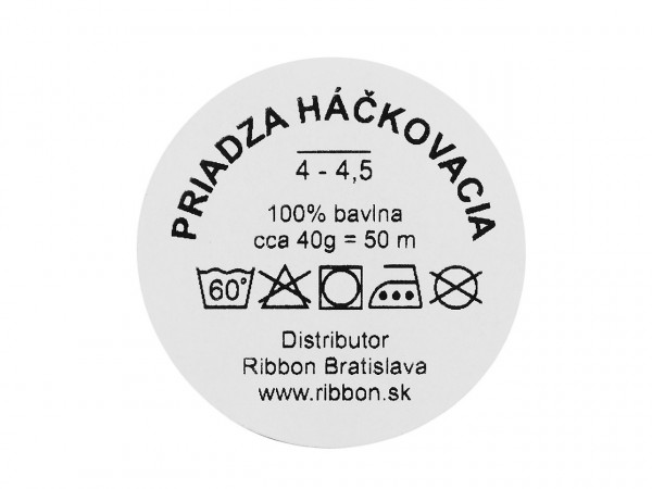 Bavlněná příze macrame / háčkovací 40 g rozčesávací