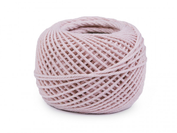 Bavlněná příze macrame / háčkovací 40 g rozčesávací