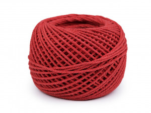 Bavlněná příze macrame / háčkovací 40 g rozčesávací