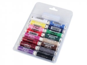 Polyesterové nitě Unipoly na blistru sada 16 ks