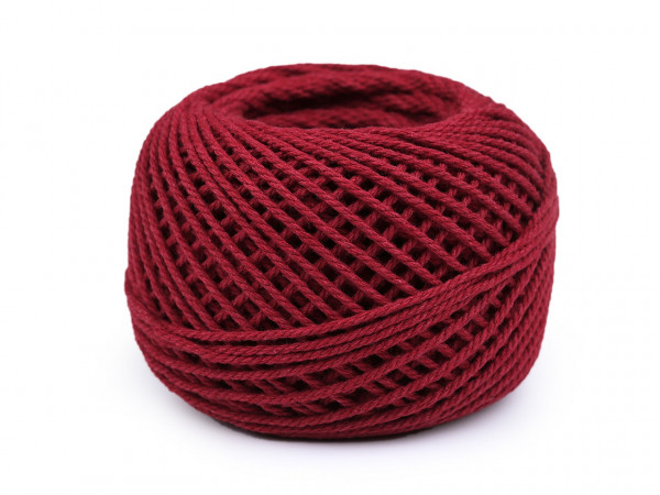 Bavlněná příze macrame / háčkovací 40 g rozčesávací