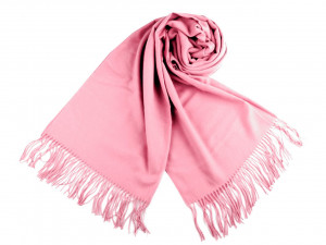 Šátek / šála typu pashmina s třásněmi 70x180 cm