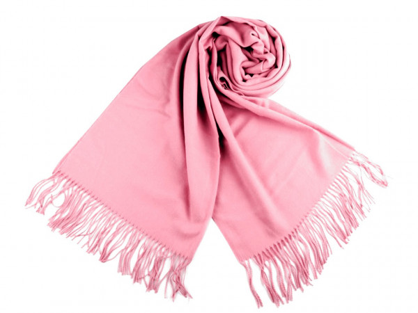 Šátek / šála typu pashmina s třásněmi 70x180 cm