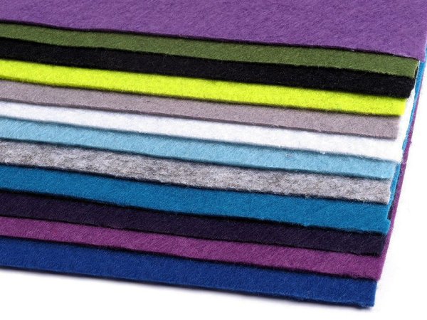Látková dekorativní plsť / filc soft 20x30 cm