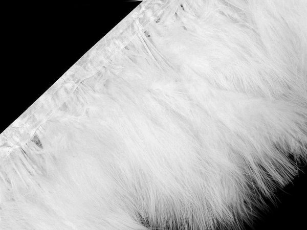 Prýmek - marabu peří 12-15 cm