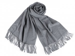 Šátek / šála typu pashmina s třásněmi 70x180 cm