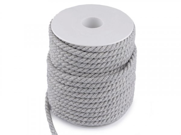 Kroucená šňůra s žíhaným efektem Ø6 mm macrame