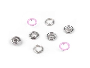Knoflíky stiskací Roland Baby Ø10 mm na slabé látky, barevný lak