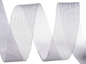 Modistická krinolína na vyztužení šatů a výrobu fascinátorů šíře 25 mm