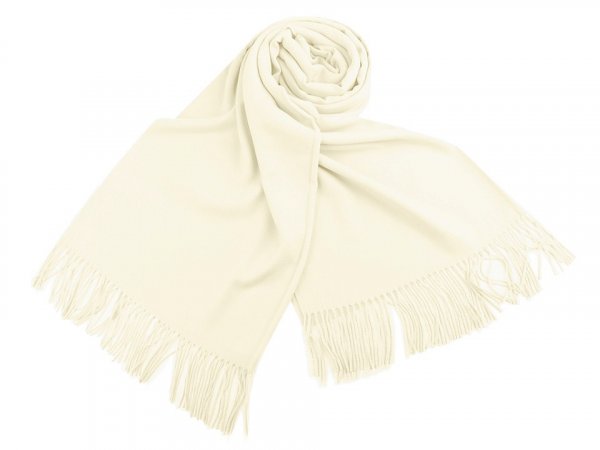 Šátek / šála typu pashmina s třásněmi 70x180 cm