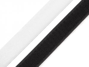 Suchý zip háček + plyš samolepicí stříhaný šíře 20 mm