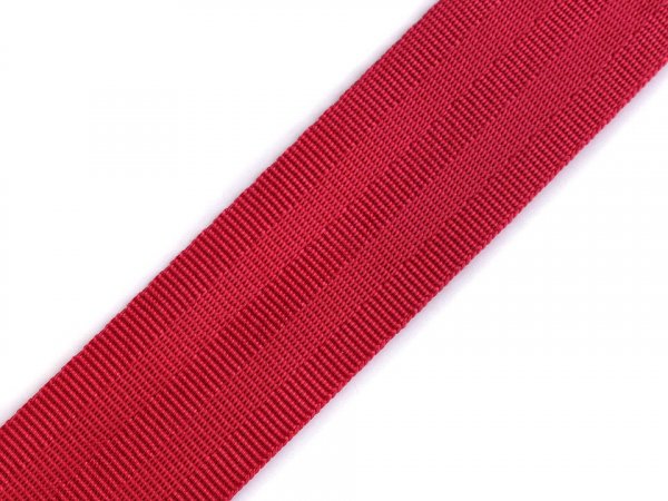 Hladký oboustranný popruh s leskem šíře 32; 38 mm