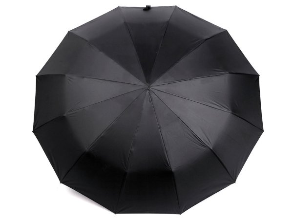 Pánský skládací vystřelovací deštník s červenými detaily