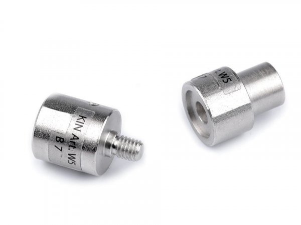 Piston k nýtování průchodek vnitřní Ø5,5 a 7 mm