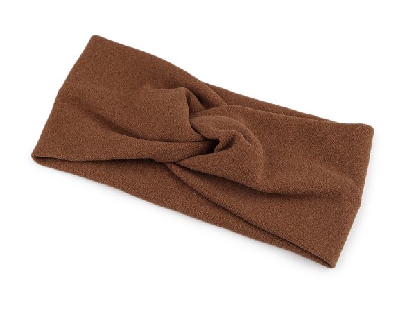 Dámská čelenka soft fleece křížená
