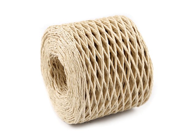 Lýko rafie přírodní, k pletení tašek Ø1,5 mm