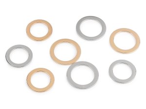 Nerezový kroužek na plavky, šaty a doplňky Ø45 mm; 52 mm plochý