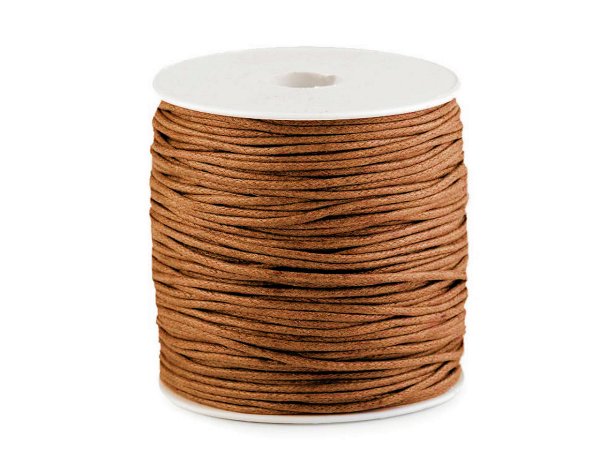 Šňůra bavlněná Ø1,8 mm voskovaná