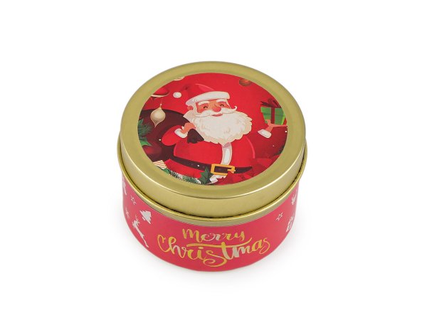 Vánoční vonná svíčka v plechovce 60 g