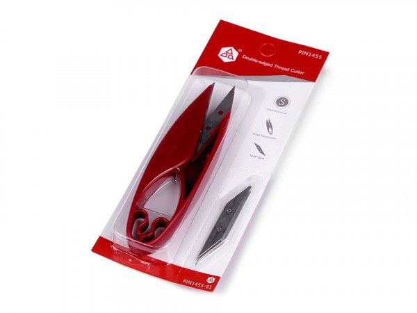 Nůžky PIN cvakačky velmi ostré s náhradním ostřím délka 11 cm