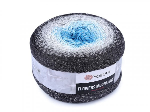 Pletací příze Flowers Moonlight s lurexem 260 g
