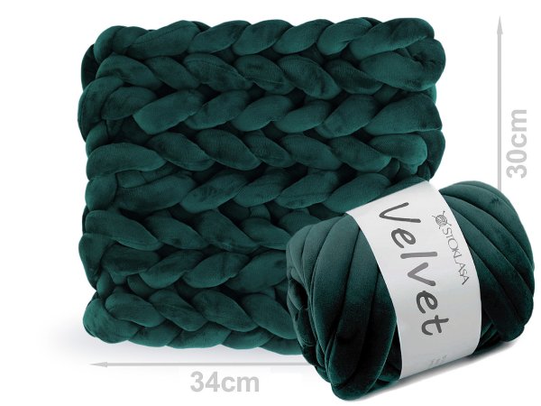 Příze Marshmallow silná Velvet Ø20 mm 500 g
