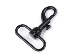 Kovová karabina otočná, průvlek 38 mm